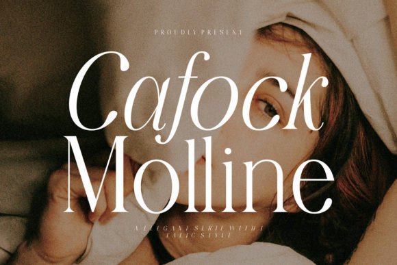 Cafock Molline: A Timeless Serif Font for Crafters