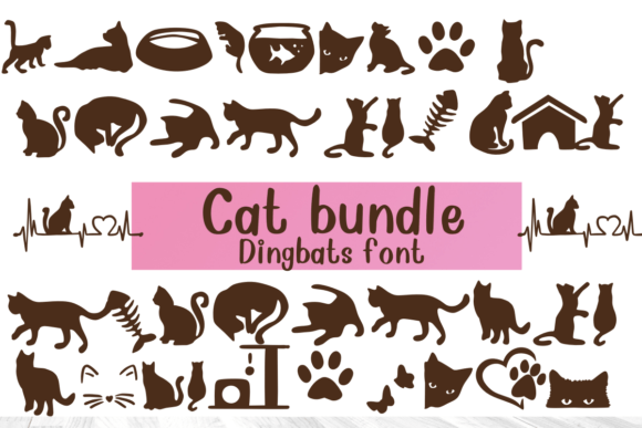 Cat Bundle: A Playful Font for Business Branding