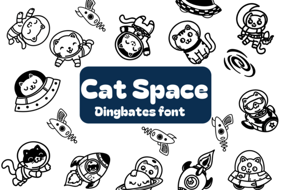 Cat Space: A Whimsical Dingbat Font for Web Design