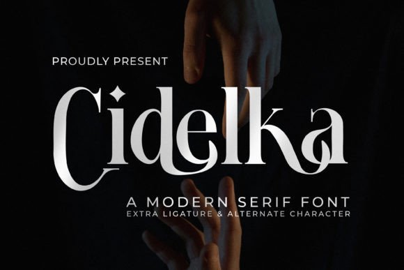 Cidelka: A Modern Serif Font for Elegant Web Design