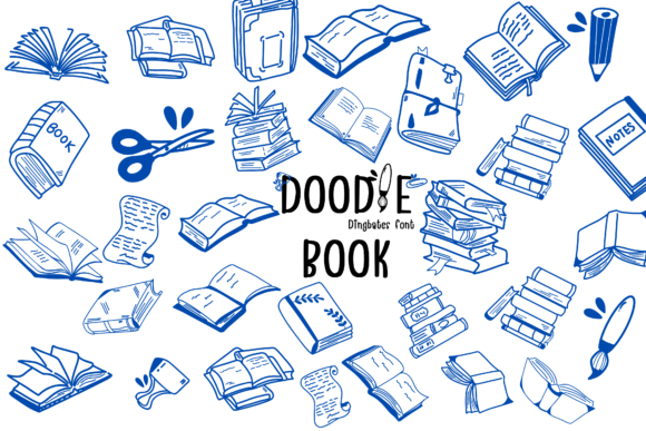 Doodle Book: A Sketch Style Dingbats Font for Web Design