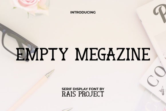 Empty Megazine: A Retro Serif Display Font for Web