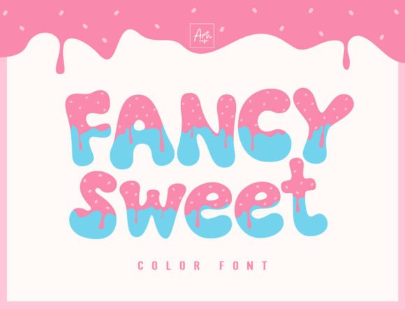 Fancy Sweet: A Whimsical Color Font for Branding
