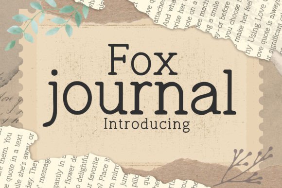 Fox Journal: A Playful Serif for Editorial Design
