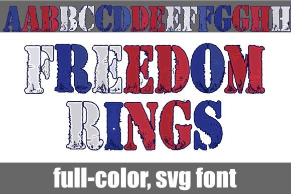 Freedom Rings: A Grungy Stencil Font for Web Design