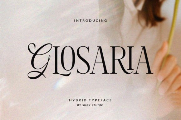 Glosaria: The Elegant Hybrid Font for Crafters