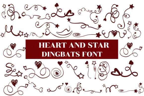Heart and Star: A Playful Dingbat Font for Campaigns