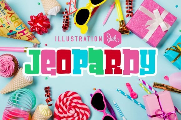 Jeopardy: A Whimsical Serif Font for Small Business Branding