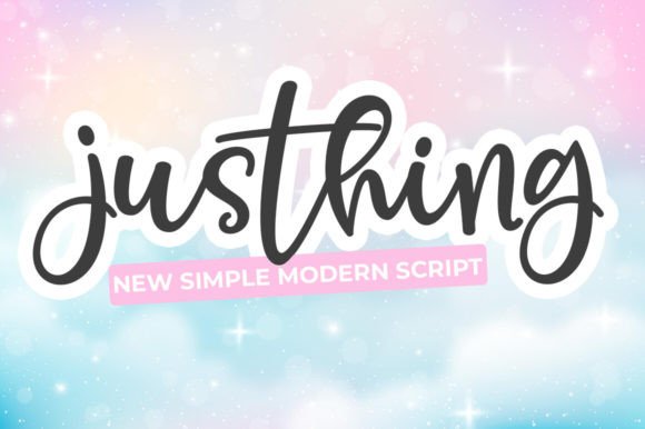 Justhing: The Enchanting Handwritten Font for Brands