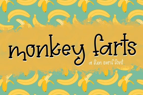 Monkey Farts: A Playful Serif Font for Brands