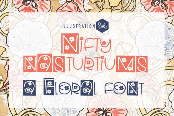 Nifty Nasturiums: A Whimsical Font for Small Business Branding