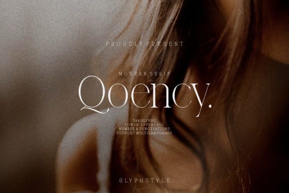 Qoency: A Modern Serif Font for Makers