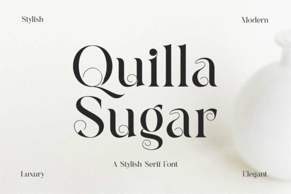 Quilla Sugar: A Stylish Serif Font for Modern Web Design