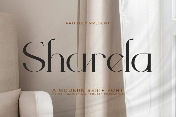 Sharela: A Modern Serif Font for Branding