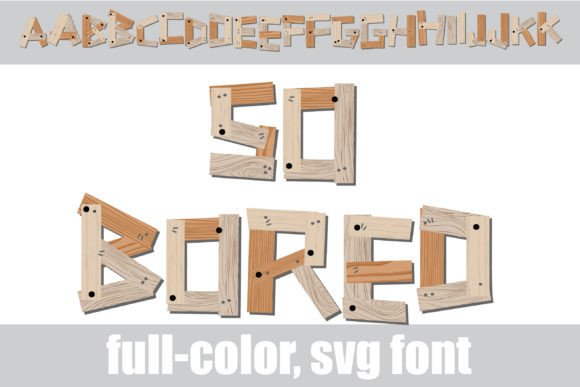 So Bored: A Wood Plank Font Review for Branding