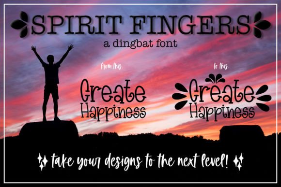 Spirit Fingers: A Whimsical Display Font for Web Design