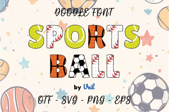 Sports Ball: A Playful Color Font for Editorial Design