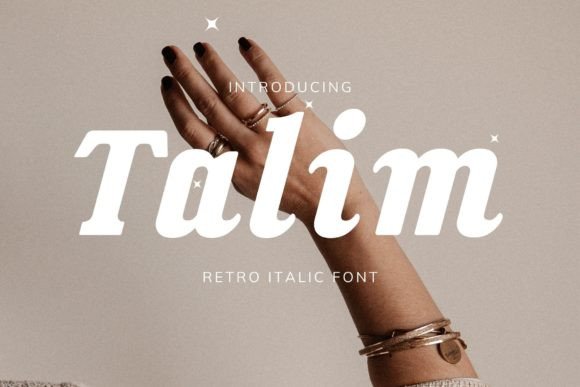 Talim: A Retro Serif Font for Bold Branding