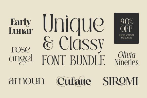 Unique Classy: The Elegant Serif Font for Makers